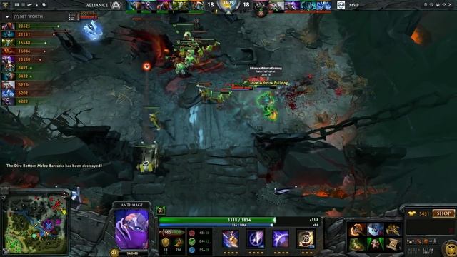 ORACLE Pro Debut!!! Alliance MVP - Super RAT Dota 2 смотреть онлайн