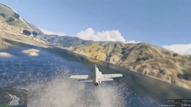 Лётная школа, бреющий полёт GOLD в GTA V смотреть онлайн