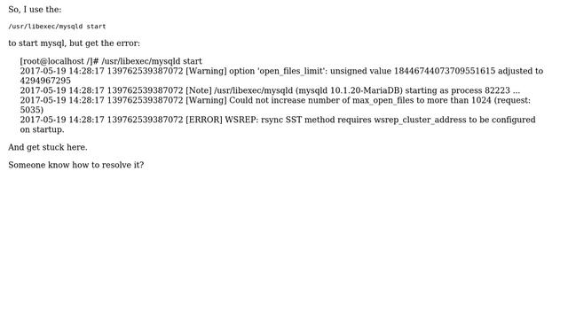 Unix & Linux: There is no mysqld under the /etc/init.d after I installed the Mysql use yum смотреть онлайн