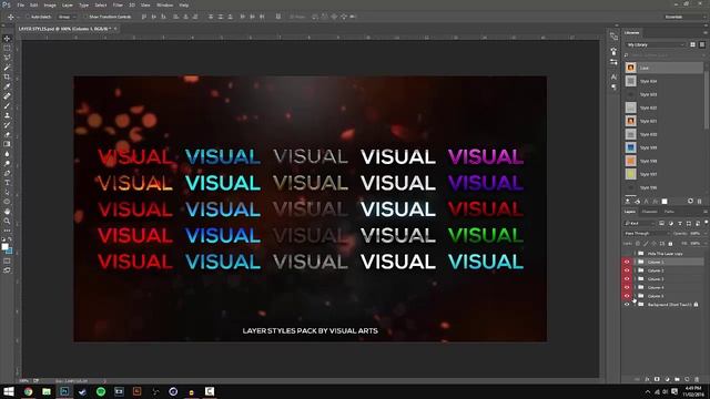 Visual's Exclusive Layer Styles Pack 2 (FREE) смотреть онлайн
