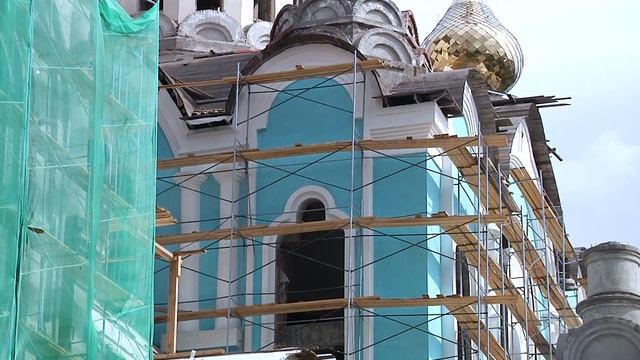 Молебен в строящемся Успенском соборе г Улан Удэ смотреть онлайн