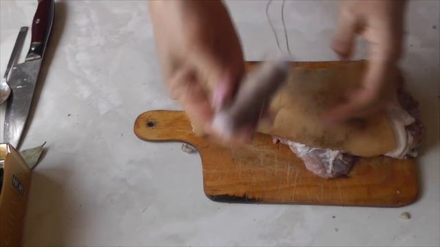 Ветчина из свиной рульки - супер вкуснятина за копейки! смотреть онлайн