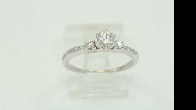 .55CT G-H diamond engagement ring 14K white gold round brilliant sz 6 смотреть онлайн