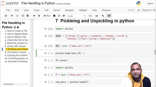 Pickling and Unpickling in Python смотреть онлайн