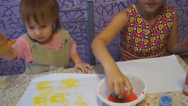 Учимся рисовать без кисточек . смотреть онлайн