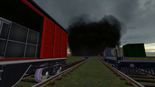 Garry's Mod - Tornado vs Train смотреть онлайн