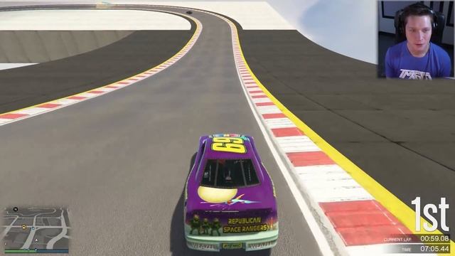*NEW* NASCAR RACE MODE - Grand Theft Auto 5 Multiplayer смотреть онлайн