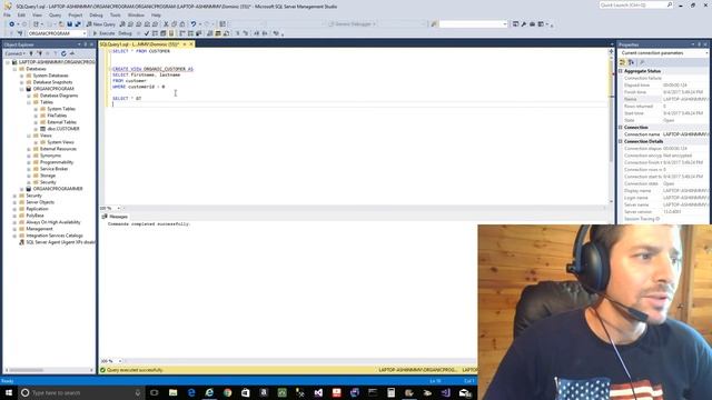 How To CREATE VIEW SQL Server Management Studio 2016 смотреть онлайн
