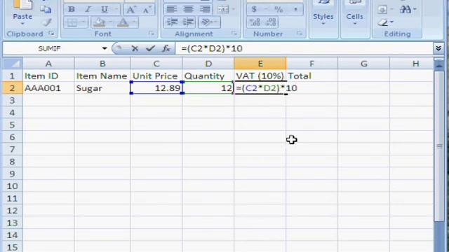 Calculations in Excel смотреть онлайн