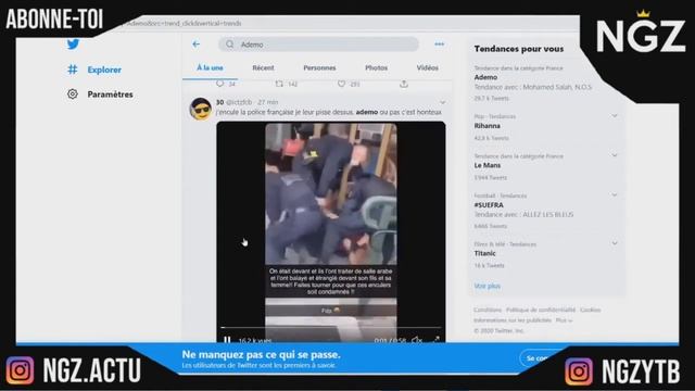 ADEMO (PNL) en GARDE A VUE après une VI0LENTE ARRESTATION смотреть онлайн