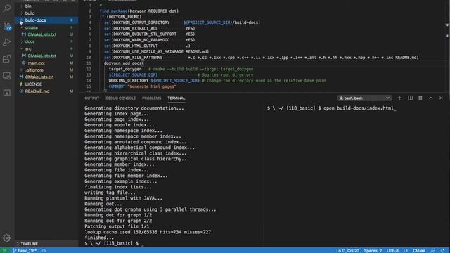 Hello, Doxygen! Generating Documentation From annotated 'C/C++'s Sources "basic_118" смотреть онлайн