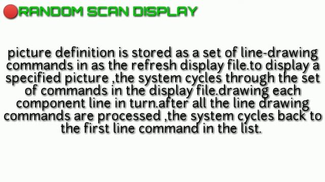 Random scan display in computer graphics telugu tuorials смотреть онлайн