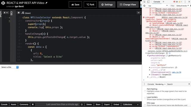 Using React to render WordPress Content from REST API смотреть онлайн