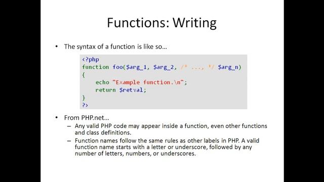 Learn PHP in 14 Days Lecture 6 смотреть онлайн