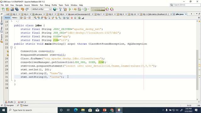 Java Database Connectivity|JBDC Connectivity|Apache Netbeans Derby Connection|Derby Database смотреть онлайн
