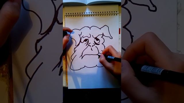 КАК НАРИСОВАТЬ КАРИКАТУРУ НА Уинстона Черчилля (Бульдок)!!!! смотреть онлайн