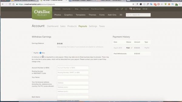 Как я вывел деньги с Creativ Market на PayPal. Creative Market - ПриватБанк. Инструкция.