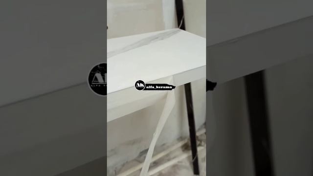 Процесс изготовление подоконника из керамогранита... #керамогранит #лестница #подоконник смотреть онлайн