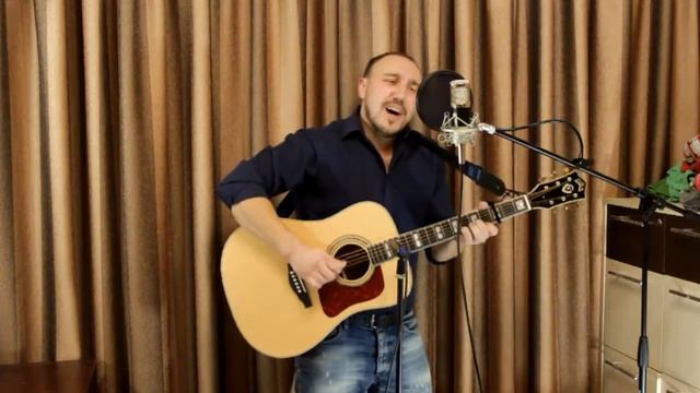 Рождественская Русь - Александр Малинин, кавер на гитаре смотреть онлайн