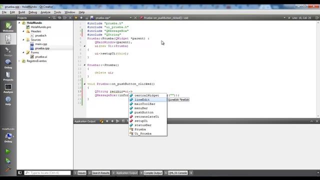 Qt Creator Botones y Line Edit смотреть онлайн