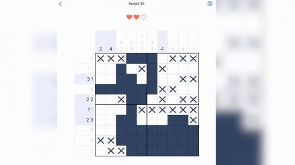 Прохождение игры NONOGRAM 20 августа