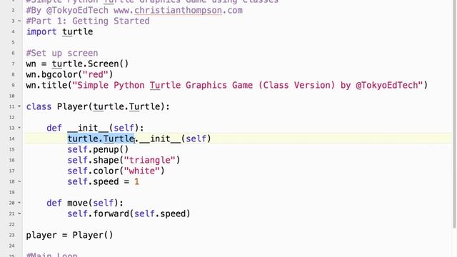 Simple Python Game Tutorial Using Classes (Part 1) смотреть онлайн