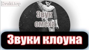Звуки клоуна - звук гудка, смех клоуна, падение и другие звуковые эффекты