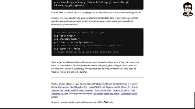 OH! SH*T GIT - Cómo corregir tus errores con GIT - #2minutos смотреть онлайн
