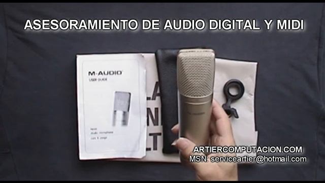 NOVA DE M-AUDIO Micrófono de condensador cardioide de cápsula grande EN ARTIER смотреть онлайн
