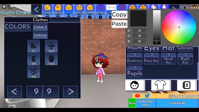 Making a random boy character in ROBLOX Gacha Online. смотреть онлайн