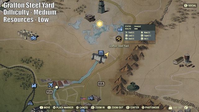 FALLOUT 76 - All 22 Public Workshop Locations - Unlimited Free Resources смотреть онлайн