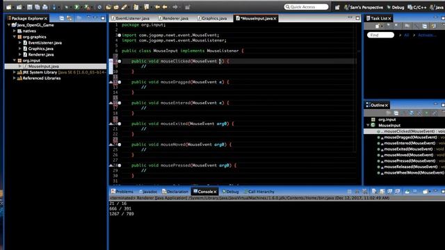 Java OpenGL 2D Game Tutorial - Episode 7 - Mouse Input смотреть онлайн