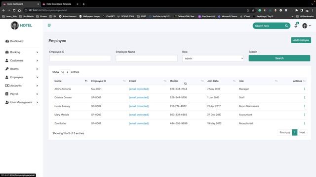 Add new Employee in Laravel 10 | Hotel System смотреть онлайн