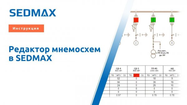 Просмотр и управление мнемосхемами в SEDMAX⚠️ Обновлённая версия видео — ссылка в описании