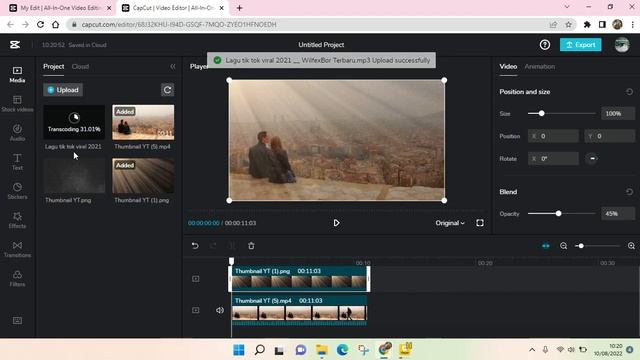 How to Add Audio from Your Library to Capcut for PC смотреть онлайн