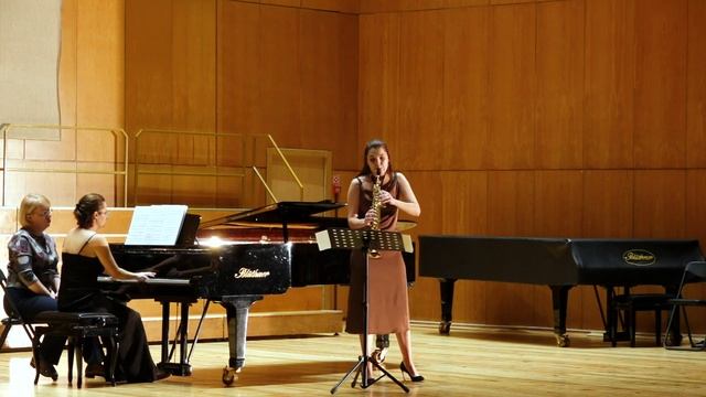 С. Прокофьев, Вторая соната для флейты ре мажор в переложении для сопрано-саксофона, I-II ч. смотреть онлайн