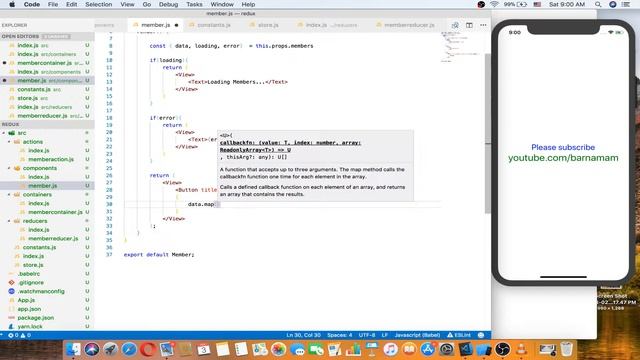 React Native tutorials part 013 redux and axios #3 смотреть онлайн