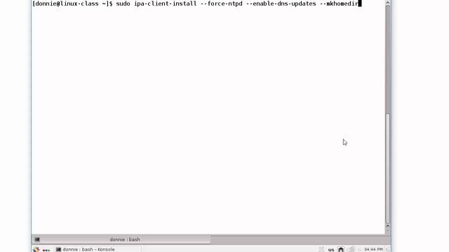 Configuring a FreeIPA Client смотреть онлайн