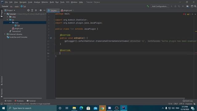 Bukkit Coding Tutorial - Episode 1 ( Creating your first plugin) смотреть онлайн