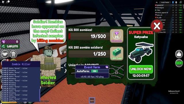 Military Tycoon script – (Katyusha Event autofarm) смотреть онлайн