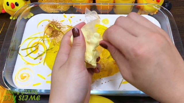 Series Yellow DUCK Slime | Mixing Random Things into GLOSSY Slime | Satisfying Slime Video #698 смотреть онлайн