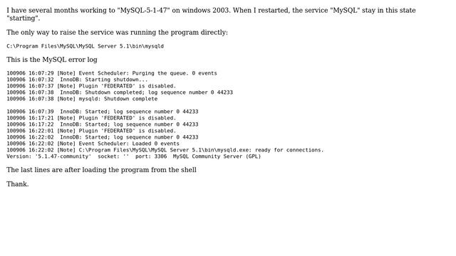 The MySQL service is in the status "starting" on windows (2 Solutions!!) смотреть онлайн