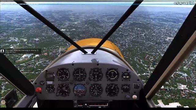 Dovetail Games Flight School - Lesson 3 - Climbs & Descents - Fail! смотреть онлайн