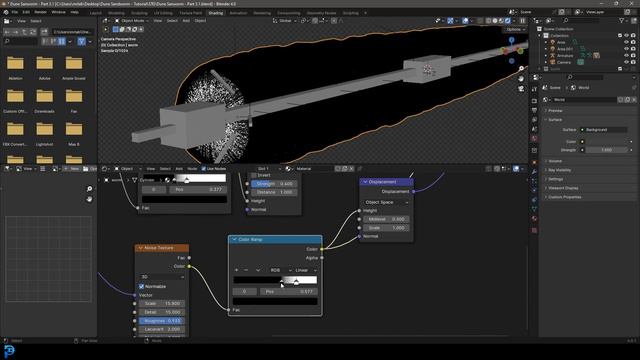 Make The Dune Sandworm | Blender Tutorial - Part 3 смотреть онлайн