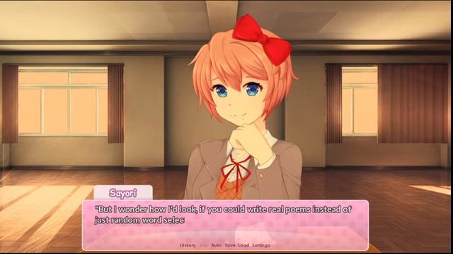 MC's poems in perspective of Sayori (DDLC F&E Mod) смотреть онлайн