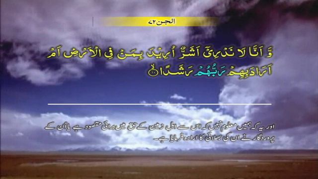 Surah-72 Al-Jinn Ayat No 20-28Ruku No - 2 Word by Word learning Quran in video in 4K смотреть онлайн