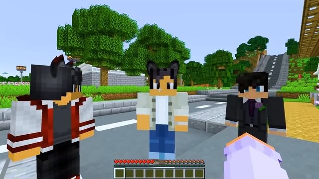 Bitten by a WEREWOLF at Minecraft School! смотреть онлайн