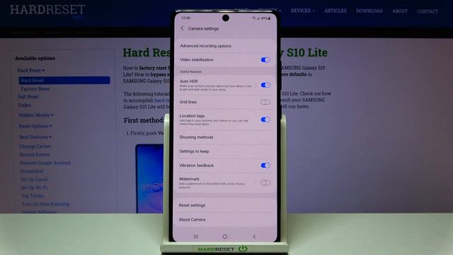 How to Enable Camera Location Tags on SAMSUNG Galaxy S10 Lite – Activate Location Tags смотреть онлайн
