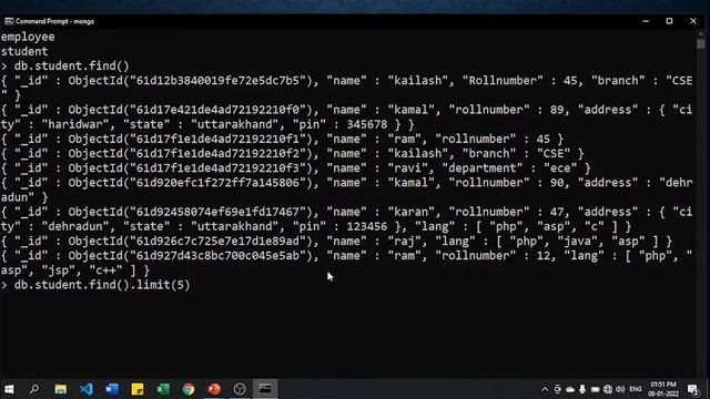 Limit Skip and Sort Method in MongoDB | MongoDB Tutorial in Hindi 17 смотреть онлайн