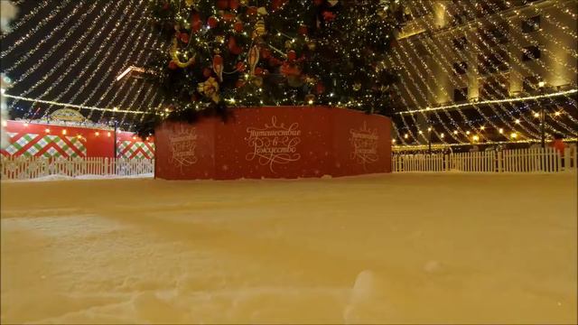 Немного о Москве Путешествие в Рождество timelapse смотреть онлайн